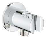 Grohe Tempesta išvadas potinkinis dušai chromo spalvos, su sieniniu laikikliu ir apsauga nuo atbulinio srauto