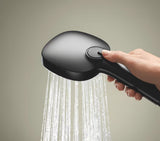 Rankinis dušas Grohe Tempesta Cube 110, matinės juodos spalvos, su dviem srovėmis Rain ir Jet