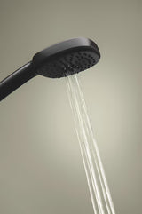 Rankinis dušas Grohe Tempesta Cube 110, matinės juodos spalvos, su dviem srovėmis Rain ir Jet
