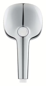 Chromuotas rankinis dušelis Grohe Tempesta Cube su trimis srovėmis: Rain, Jet ir Massage.
