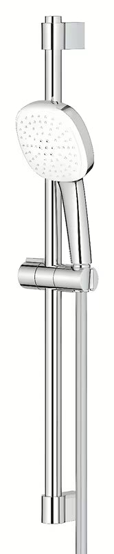 Chromuota dušo komplektas Grohe Tempesta Cube su rankiniu dušeliu, dušo stovu ir žarna