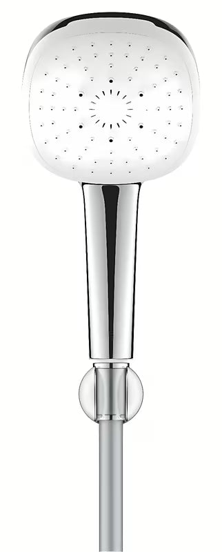 Grohe Tempesta Cube vonios dušo komplektas, chromuotas, su rankiniu dušeliu, 1500 mm žarna ir sieniniu laikikliu.