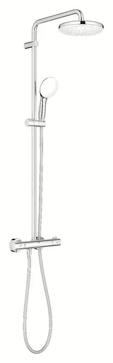Grohe Tempesta System dušo sistema su termostatiniu maišytuvu chromo spalvos su viršutiniu ir rankiniu dušu