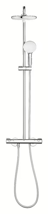 Grohe Tempesta System dušo sistema su termostatiniu maišytuvu chromo spalvos su viršutiniu ir rankiniu dušu