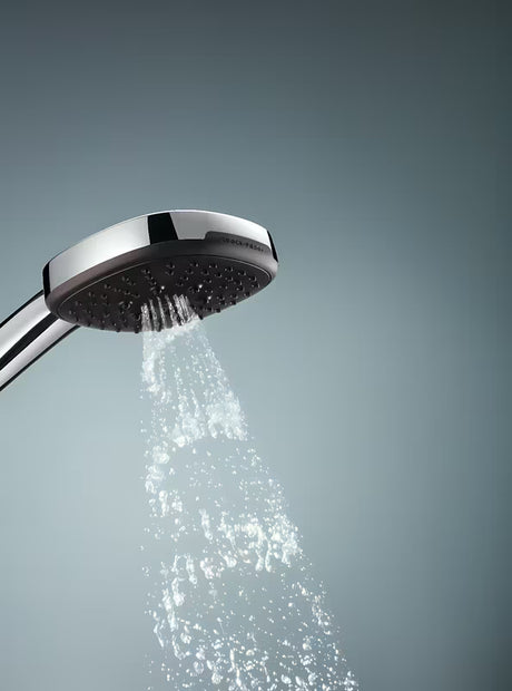 Dušo galvutė Grohe Vitalio Comfort chromo spalvos, su trimis srovėmis: Rain, Jet ir Massage