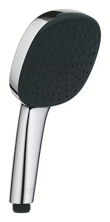 Rankinis dušas Grohe Vitalio Comfort chromo spalvos, su dviem srovėmis: Rain ir Jet