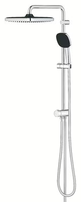 Dušo sistema Grohe Vitalio Comfort System chromo spalvos, su viršutiniu ir rankiniu dušu