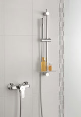 Rankinis dušas Grohe Vitalio Get Stick, chromo spalvos, su įprasta srove ir taupiu 9,5 l/min vandens srautu
