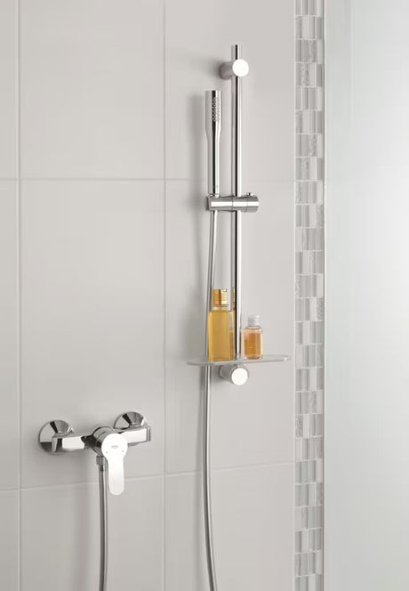 Rankinis dušas Grohe Vitalio Get Stick, chromo spalvos, su įprasta srove ir taupiu 9,5 l/min vandens srautu