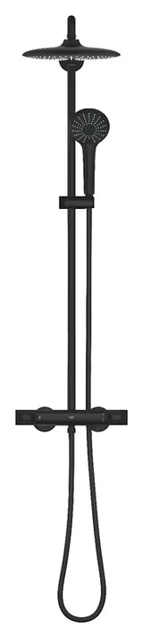Grohe Vitalio Joy System dušo sistema su termostatiniu maišytuvu spalvos phantom black