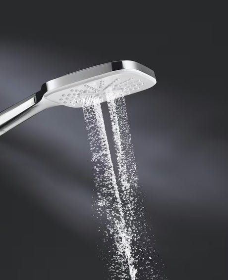 Chromuotas rankinis dušas Grohe Vitalio 130 SmartActive Cube su trimis srovėmis ir SmartTip valdymu