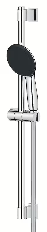 Chromo spalvos dušo komplektas Grohe Vitalio Start su rankiniu dušeliu, dušo stovu ir žarna