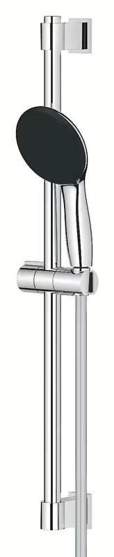 Chromo spalvos dušo komplektas Grohe Vitalio Start su rankiniu dušu, dušo stovu ir žarna