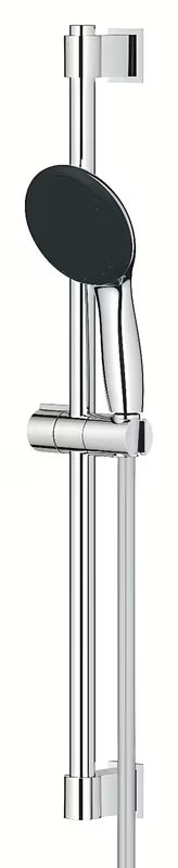 Chromuotas dušo komplektas Grohe Vitalio Start su dušo stovu ir žarna pro patogiam prausimuisi duše