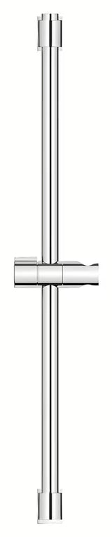 Chromo spalvos dušo stovas Grohe Vitalio Universal su slankiojančiu ir pasukamu dušai laikikliu