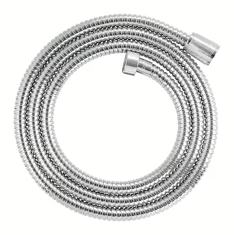 Metalinis dušo žarna Grohe vitalioflex Metal 1750 mm, chromo spalvos, su AntiFold apsauga.