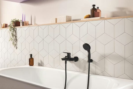 Dušo žarna Grohe Vitalioflex Trend 1500 mm, matte black spalvos, su universalia jungtimi G 1/2" x 1/2".