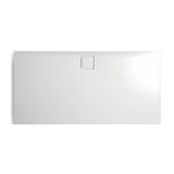 Balta matinė stačiakampis dušo padėklas Hüppe easyflat 180x90 cm iš lieto marmuro, žemo profilio