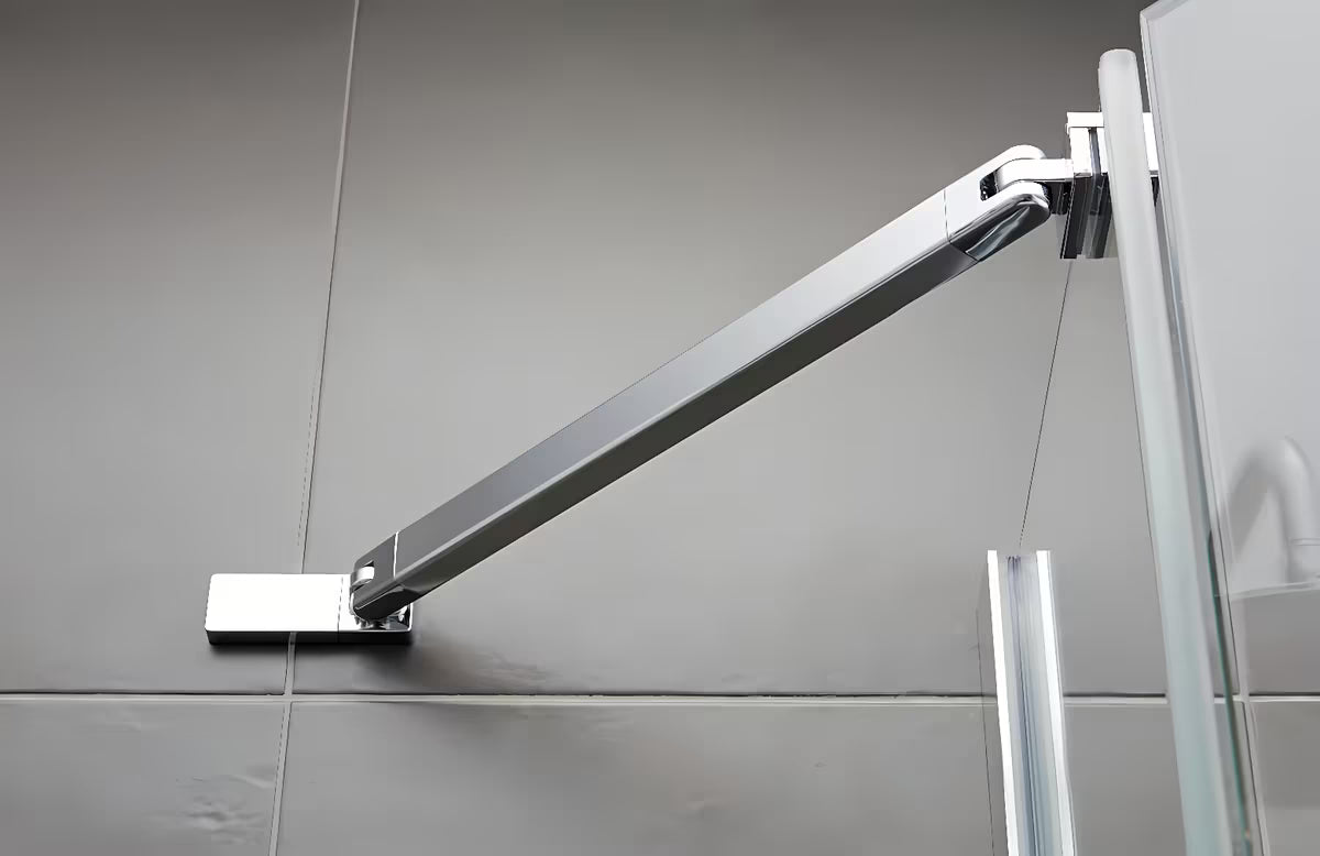 Berėmė dušo durys Hüppe Strike New 80 cm su skaidriu stiklu ir blizgiu chromo profiliu