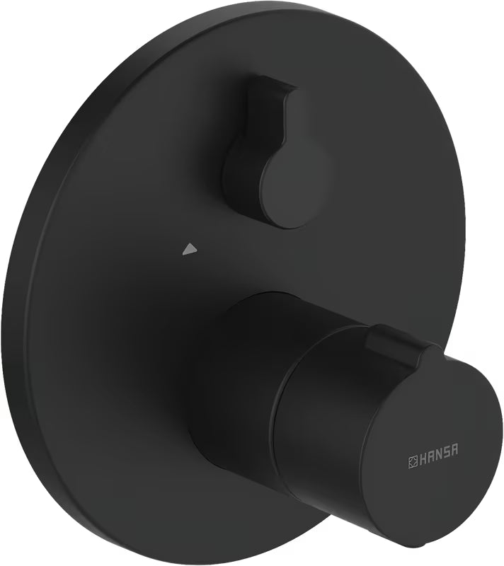 Hansa Home potinkinė termostatinė dušo maišytuvas juodos matinės spalvos