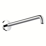 Chromuotas sieninis dušo galvos alkūnė hansgrohe 38,9 cm su apvalia rozete pro viršutiniam dušui