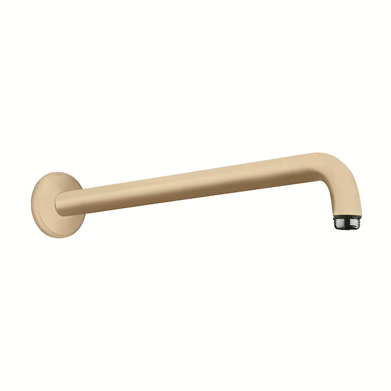 Dušo galvos Alkūnė Hansgrohe šlifuotos bronzos spalvos pro montuoti ant sienos, ilgis 389 mm.