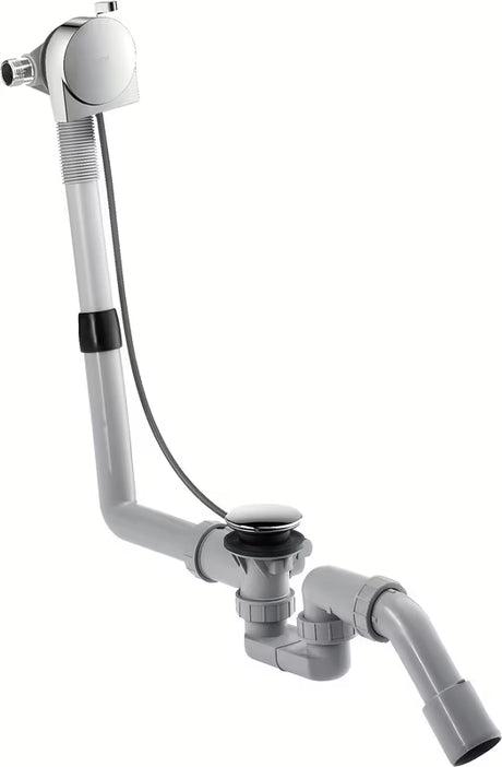 Hansgrohe automatinis sifonas voniai chromo spalvos pro nutekėjimo valdymas prie vonios