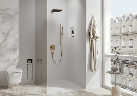 Kabliukas rankšluosčiams hansgrohe addstoris šlifuotos bronzos spalvos pro rankšluosčiui arba chalatui pakabinti.