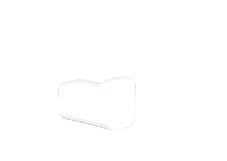 Hansgrohe addstoris kabliukas rankšluosčiui, matinės baltos apdailos pro montuojamas ant sienos.