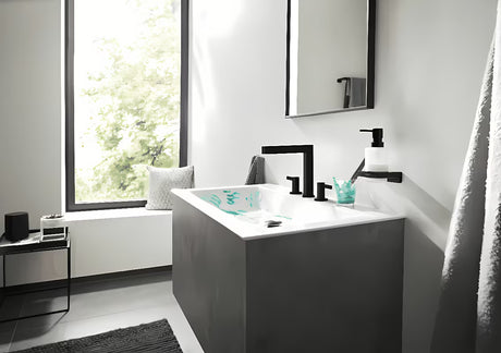 Hansgrohe addstoris sieninis skysto muilo dozatorius su laikikliu matinės juodos spalvos
