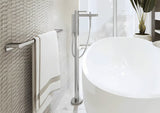 Chromuotas sieninis rankšluosčio laikiklis Hansgrohe addstoris, minimalistinio dizaino, su paslėptu tvirtinimu.