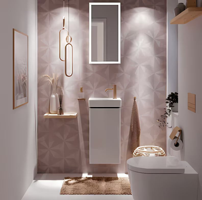Hansgrohe addstoris tualetinio popieriaus laikiklis su dangteliu šlifuoto bronzo apdailos.