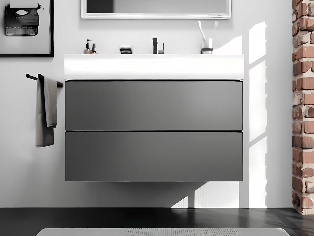 Hansgrohe addstoris dvigubas sieninis rankšluosčio laikiklis matinės juodos spalvos su paslėptu tvirtinimu.