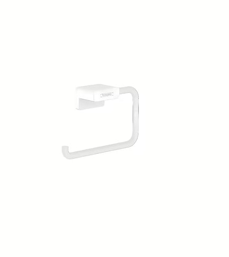 Hansgrohe addstoris tualetinio popieriaus laikiklis matinės baltos spalvos pro tvirtinamas prie sienos