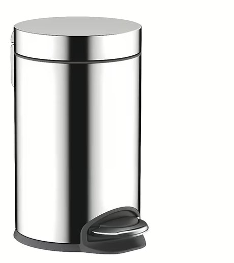 Chromuotas šiukšliųdėžė  hansgrohe addstoris su pedalu ir tyliu uždarymu softclose, talpa 3 l.