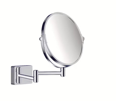 Atlenkiamos kosmetinis veidrodėlis hansgrohe addstoris chromo apdailos pro skutimuisi ir kosmetikai
