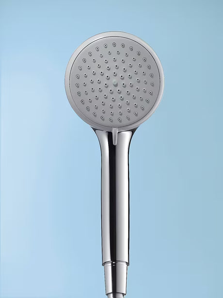 Hansgrohe Croma dušo sistema su termostatiniu maišytuvu, chrome apdaila, su 220 mm viršutiniu dušu