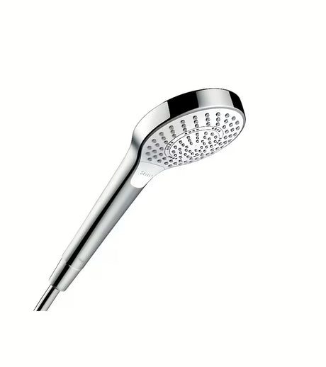 Rankinis dušas Hansgrohe Croma Select S baltos ir chromo spalvos su mygtuku Select