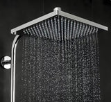 Hansgrohe Crometta E dušo sistema su termostatiniu maišytuvu chromo spalvos, su viršutiniu ir rankiniu dušu