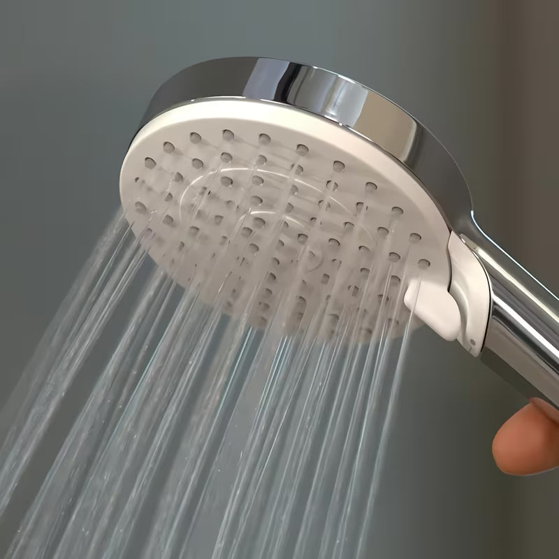 Hansgrohe Crometta E dušo sistema su termostatiniu maišytuvu chromo spalvos su 240 mm viršutiniu dušu ir rankiniu dušu
