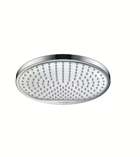Viršutinis dušas Hansgrohe Crometta S 240 chromo spalvos, su Rain srove ir silikoniniais purkštukais pro lengvam valymui