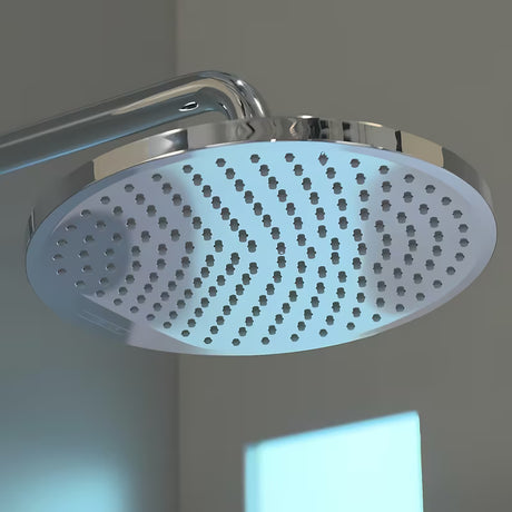 Hansgrohe Crometta S dušo sistema su termostatiniu maišytuvu, viršutinis dušas 240 mm ir rankinis dušas, chromas