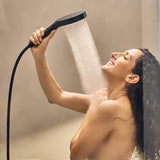 Hansgrohe Designflex tekstilinė dušo žarna 1,25 m, matinės juodos spalvos, su G ½ jungtimi