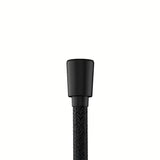Tekstilinė dušo žarna hansgrohe Designflex matinės juodos spalvos, 1,60 m ilgio