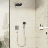 Potinkinė dušo maišytuvas Hansgrohe duoturn E chromo spalvos, pro dviejų vartotojų valdymas.