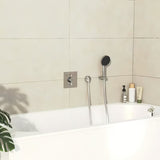 Potinkinė dušo maišytuvas Hansgrohe duoturn E chromo spalvos, pro dviejų vartotojų valdymas.