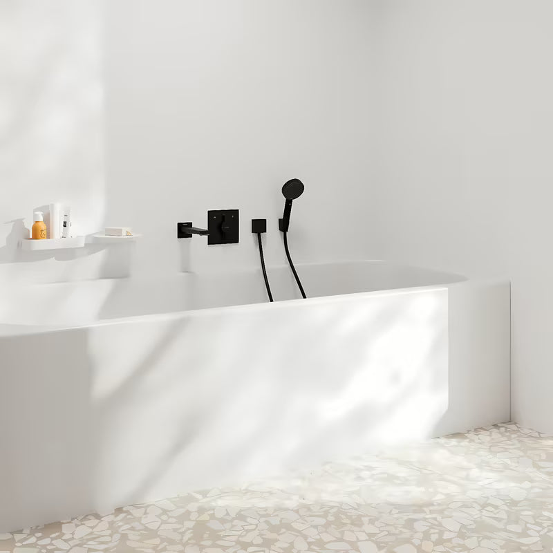 Hansgrohe duoturn E potinkinė dušo maišytuvas pro 2 vartotojams, matinės juodos spalvos