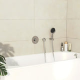 Potinkinė dušo maišytuvas hansgrohe duoturn S chromo spalvos, pro dviejų vartotojų valdymui.