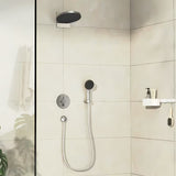 Potinkinė dušo maišytuvas hansgrohe duoturn S chromo spalvos, pro dviejų vartotojų valdymui.