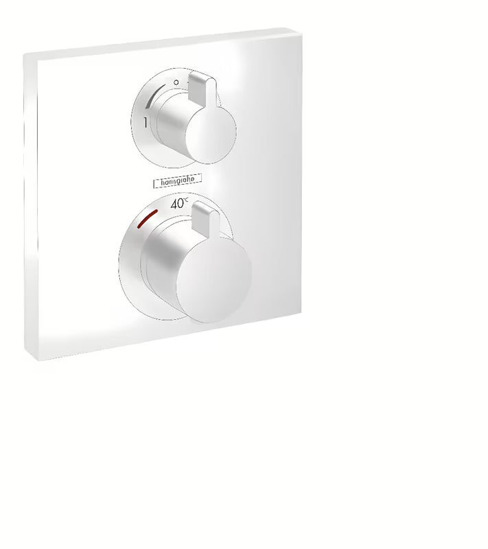 Hansgrohe Ecostat Square potinkinė termostatinė dušo maišytuvas matinės baltos spalvos